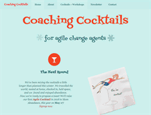 Tablet Screenshot of coachingcocktails.com